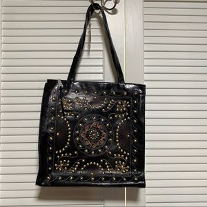 Black Leather Purse